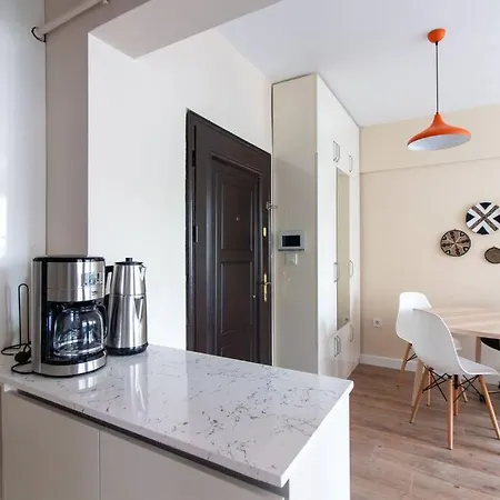 Modern & Newly Furnished 1br Flat W/ Balcony & Ac Апартаменты Стамбул